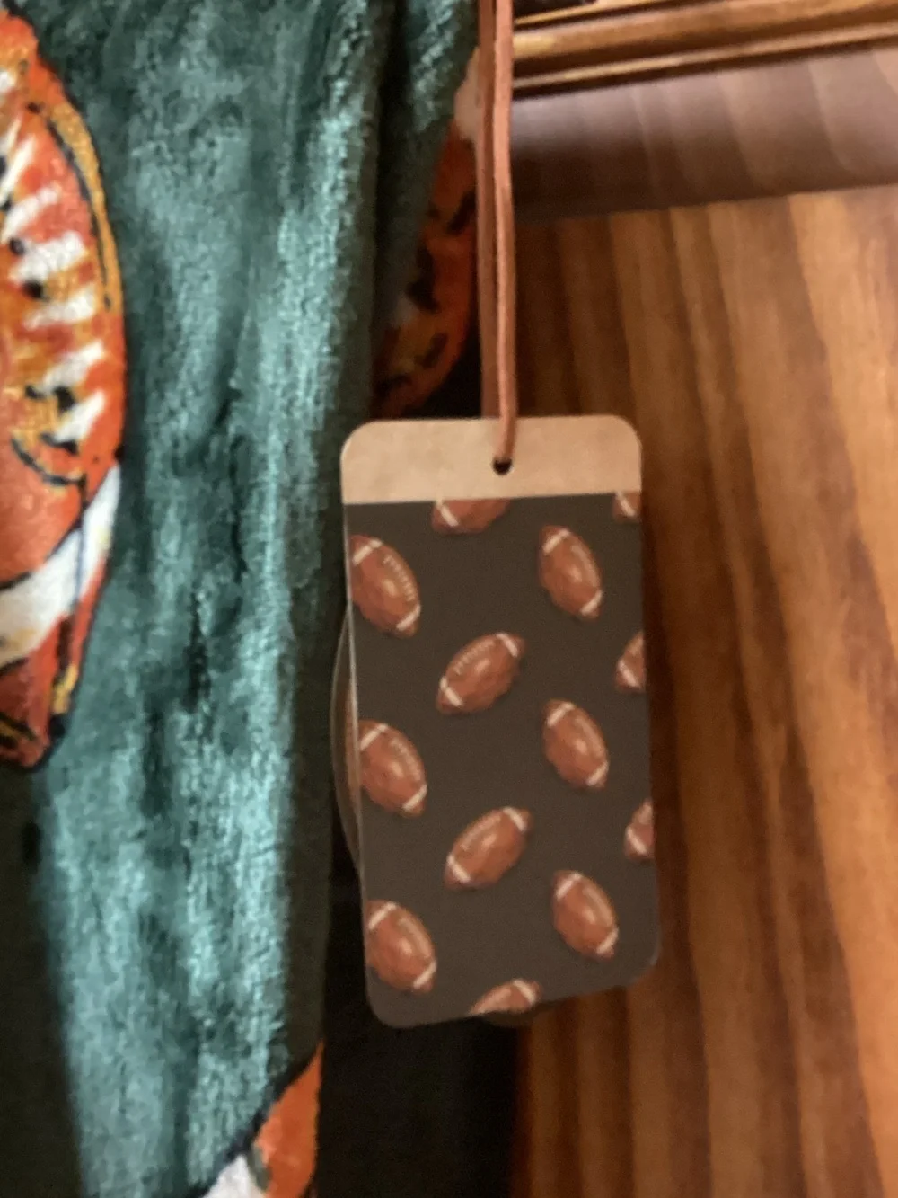 First & Ten Oversized Football Plush Blanket 🏈